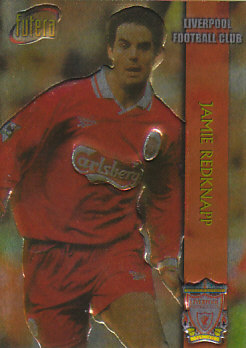 Jamie Redknapp Liverpool 1998 Futera Fans' Selection Chrome Embrossed #6